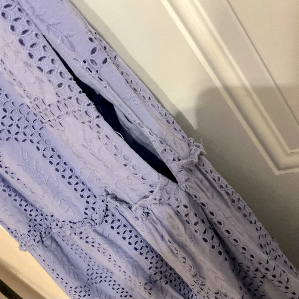 Cleobella Mallory Periwinkle Ankle Dress Size M - Picture 10 of 12